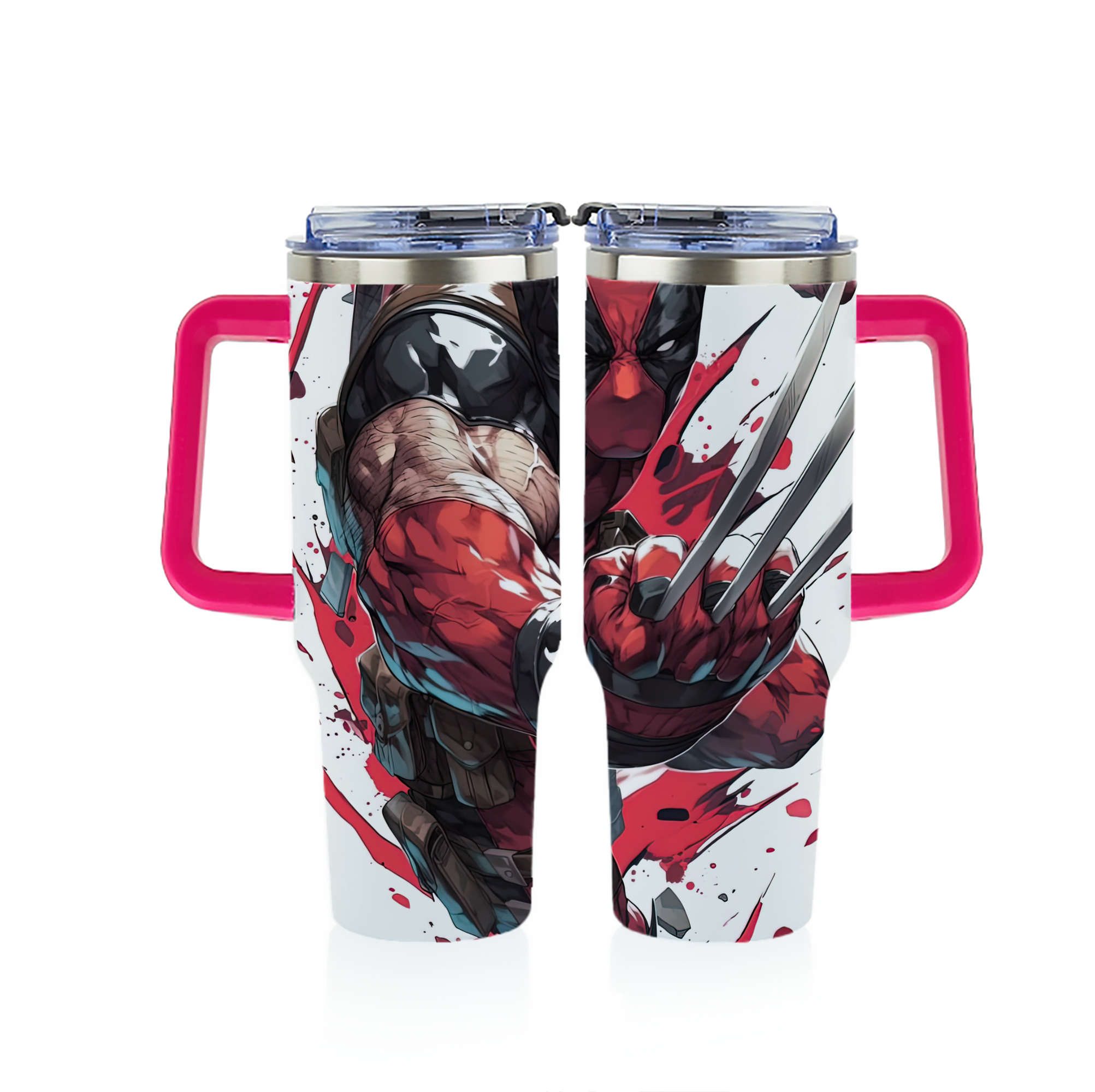 （画像用） Deadpool デッドプール 1200ｍLフルプリント車用タンブラー